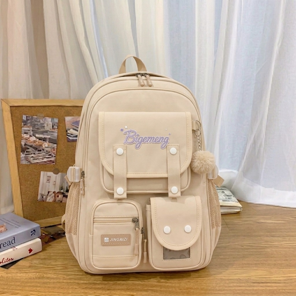 __ trendy & Stylish _Bigemeng_ School Backpack__